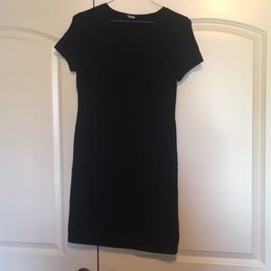 Black t-shirt dress